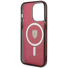 Заредете изображение във визуализатора на галерията – Ferrari FEHMP14XURKR iPhone 14 Pro Max 6.7" red/red hardcase Translucent Magsafe
