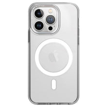 Заредете изображение във визуализатора на галерията – Uniq case Calio iPhone 15 Pro 6.1" Magclick Charging transparent/transparent
