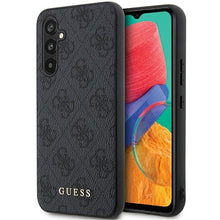 Заредете изображение във визуализатора на галерията – Original Case GUESS - hardcase 4G Metal Gold Logo GUHCS23FEG4GFGR for Samsung Galaxy S23 FE Grey
