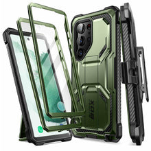 Заредете изображение във визуализатора на галерията – Supcase IBLSN ARMORBOX 2-SET GALAXY S23 ULTRA GULDAN
