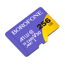 Заредете изображение във визуализатора на галерията – Borofone Memory card MicroSD 256GB SDXC U3 Class10 100MB/s
