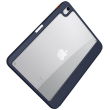 Заредете изображение във визуализатора на галерията – Nillkin Bevel Leather Case for iPad 10.9'' 2022 (10 gen.) smart cover cover with flip stand blue

