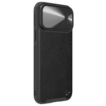 Заредете изображение във визуализатора на галерията – Nillkin CamShield S Leather Magnetic Case for Iphone 14 Pro black
