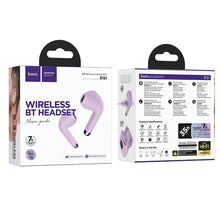 Заредете изображение във визуализатора на галерията – HOCO bluetooth earphones TWS Music guide wireless EQ1 purple

