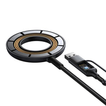 Заредете изображение във визуализатора на галерията – Joyroom wireless magnetic charger 15W black (JR-WQM03)
