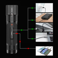 Заредете изображение във визуализатора на галерията – Choetech jump starter with powerbank 8000mAh - LED flashlight black (TC0016)
