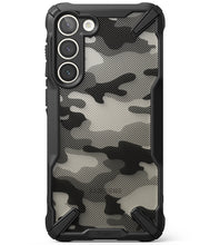 Заредете изображение във визуализатора на галерията – Ringke Fusion X Design case for Samsung Galaxy S23+ camouflage black
