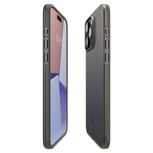 Заредете изображение във визуализатора на галерията – Spigen Thin Fit case for iPhone 15 Pro - gray
