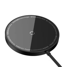 Заредете изображение във визуализатора на галерията – Baseus Simple Mini3 induction charger MagSafe 15W black
