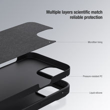 Заредете изображение във визуализатора на галерията – Nillkin CamShield Silky Silicone Case for Iphone 12/12 Pro black
