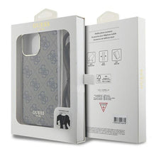Заредете изображение във визуализатора на галерията – Original faceplate case GUESS GUHCP15XHC4SEW for iPhone 15 Pro Max (Crossbody Cord 4G Print / brown)
