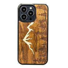 Заредете изображение във визуализатора на галерията – Wooden case for iPhone 13 Pro Bewood Imbuia Mountains
