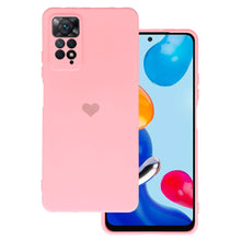Заредете изображение във визуализатора на галерията – Vennus Silicone Heart Case for Xiaomi Redmi Note 11 Pro/Note 11 Pro 5G design 1 pink
