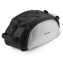 Заредете изображение във визуализатора на галерията – Wozinsky bike carrier bag with shoulder strap 13l black (WBB1BK)
