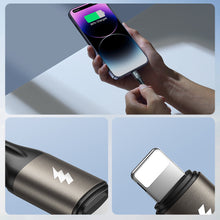 Заредете изображение във визуализатора на галерията – Joyroom Light-Speed ​​Series SA25-AC6 USB-A / USB-C Fast Transfer Cable 100W 1.2m - Black

