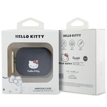 Заредете изображение във визуализатора на галерията – Hello Kitty Silicone 3D Kitty Head Case for AirPods Pro 2 (2022/2023) - Black
