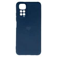 Заредете изображение във визуализатора на галерията – Vennus Silicone Heart Case for Xiaomi Redmi Note 11 Pro/Note 11 Pro 5G design 1 navy
