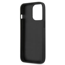 Заредете изображение във визуализатора на галерията – Karl Lagerfeld KLHCP13LOKPK iPhone 13 Pro / 13 6,1" czarny/black hardcase Saffiano Ikonik Karl`s Patch
