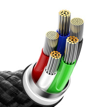 Заредете изображение във визуализатора на галерията – Baseus Glimmer Series cable with fast charging USB-C - Lightning 480Mb/s PD 20W 1m black
