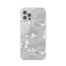 Заредете изображение във визуализатора на галерията – Adidas OR SnapCase Camo iPhone 12/12 Pro transparent/white 43705
