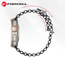 Заредете изображение във визуализатора на галерията – FORCELL F-DESIGN FA12 strap for Apple Watch 38/40/41mm black
