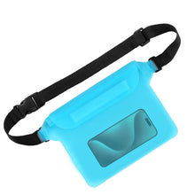 Заредете изображение във визуализатора на галерията – Waterproof pouch - Type 3 light blue
