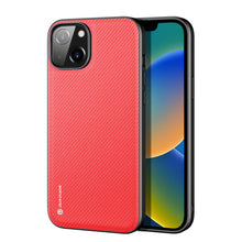 Заредете изображение във визуализатора на галерията – Dux Ducis Fino case cover made of nylon material iPhone 14 red
