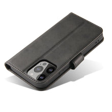 Заредете изображение във визуализатора на галерията – Magnet Case with flap and wallet for Tecno Pop 7 - black
