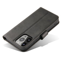 Заредете изображение във визуализатора на галерията – Magnet Case for Motorola Moto G53 / G13 cover with flip wallet stand black
