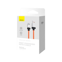 Заредете изображение във визуализатора на галерията – BASEUS cabel USB to Type C CoolPlay Fast Charging 100W 1m orange CAKW000607
