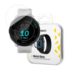 Заредете изображение във визуализатора на галерията – Wozinsky Full Glue Tempered Glass Tempered Glass For Garmin Forerunner 55 9H Full Screen Cover With Black Frame
