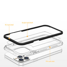 Заредете изображение във визуализатора на галерията – Clear 3in1 case for Samsung Galaxy Z Flip 4 silicone cover with frame red
