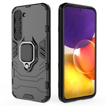 Заредете изображение във визуализатора на галерията – Ring Armor case for Samsung Galaxy S23 armored cover magnetic holder ring black
