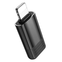 Заредете изображение във визуализатора на галерията – Borofone Adapter BV18 - Lightning to Type C - black
