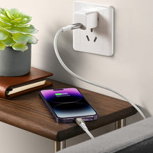 Заредете изображение във визуализатора на галерията – Baseus Glimmer Series fast charging cable USB-A - USB-C 100W 480Mbps 1m black
