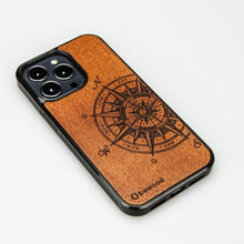 Заредете изображение във визуализатора на галерията – Wooden case for iPhone 13 Pro Bewood Traveler Merbau
