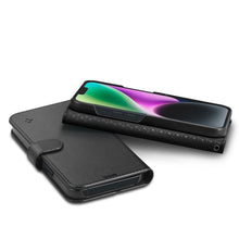 Заредете изображение във визуализатора на галерията – SPIGEN Wallet S book for IPHONE 14 black
