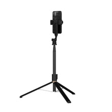 Заредете изображение във визуализатора на галерията – Selfie Stick - with detachable bluetooth remote control and tripod - P100 BLACK
