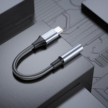 Заредете изображение във визуализатора на галерията – Borofone Adapter BV16 - Type C to jack 3,5mm - black
