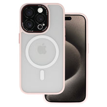 Заредете изображение във визуализатора на галерията – Liavec LK Magsafe Case for Iphone 15 Pro Max light pink
