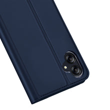 Заредете изображение във визуализатора на галерията – Dux Ducis Skin Pro case for Samsung Galaxy A04e flip cover card wallet stand blue
