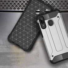 Заредете изображение във визуализатора на галерията – Hybrid Armor Case Tough Rugged Cover for Samsung Galaxy A30 blue - TopMag
