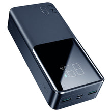 Заредете изображение във визуализатора на галерията – Joyroom power bank 15W 30000mAh PD QC3.0 AFC black (JR-T015)
