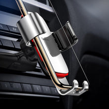 Заредете изображение във визуализатора на галерията – Baseus Metal Age Gravity Car Mount Metal Gravity Car Mount for CD Slot Silver (SUYL-J0S) - TopMag
