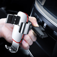 Заредете изображение във визуализатора на галерията – Baseus Metal Age Gravity Car Mount Metal Gravity Car Mount for CD Slot Silver (SUYL-J0S) - TopMag
