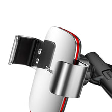 Заредете изображение във визуализатора на галерията – Baseus Metal Age Gravity Car Mount Metal Gravity Car Mount for CD Slot Silver (SUYL-J0S) - TopMag
