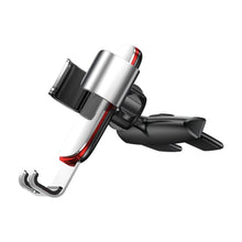 Заредете изображение във визуализатора на галерията – Baseus Metal Age Gravity Car Mount Metal Gravity Car Mount for CD Slot Silver (SUYL-J0S) - TopMag
