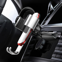 Заредете изображение във визуализатора на галерията – Baseus Metal Age Gravity Car Mount Metal Gravity Car Mount for CD Slot Silver (SUYL-J0S) - TopMag
