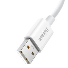 Заредете изображение във визуализатора на галерията – Baseus Superior Series SUPERVOOC USB-A to USB-C 65W 1m cable white
