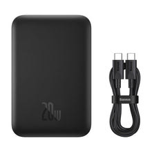 Заредете изображение във визуализатора на галерията – BASEUS power bank magnetic support MagSafe 6000mAh PD 20W PPCX050001 black
